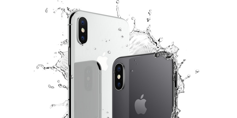 The iPhone X’s dual cameras are arranged vertically too,